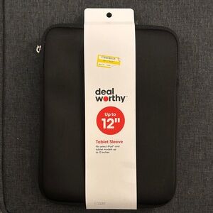 Black 12" Tablet Sleeve